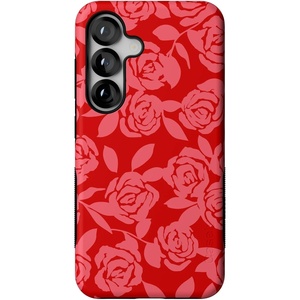 image:imageCasely Galaxy S25 Case  Pura Vida  Coastal Checkers  Bold Protective Design  Compatible with MagSafeFinal Rose  Red  Pink Floral