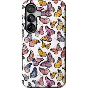 image:imageCasely Galaxy S25 Case  Pura Vida  Coastal Checkers  Bold Protective Design  Compatible with MagSafeFree Spirit  Rainbow Butterfly