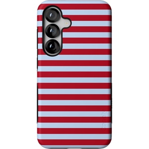 image:imageCasely Galaxy S25 Case  Pura Vida  Coastal Checkers  Bold Protective Design  Compatible with MagSafeHarbor Stripe  Dockside