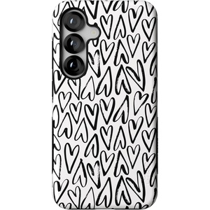 image:imageCasely Galaxy S25 Case  Pura Vida  Coastal Checkers  Bold Protective Design  Compatible with MagSafeHeart Throb  Endless Hearts