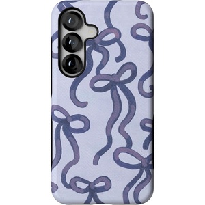 image:imageCasely Galaxy S25 Case  Pura Vida  Coastal Checkers  Bold Protective Design  Compatible with MagSafeLove Me Knot  Blue Bow