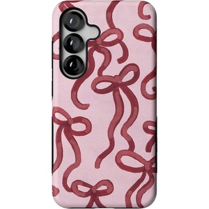 image:imageCasely Galaxy S25 Case  Pura Vida  Coastal Checkers  Bold Protective Design  Compatible with MagSafeLove Me Knot  Mauve Bow