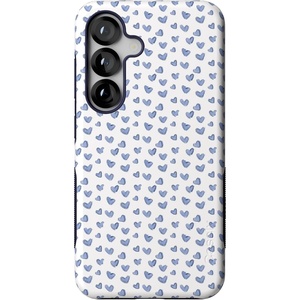image:imageCasely Galaxy S25 Case  Pura Vida  Coastal Checkers  Bold Protective Design  Compatible with MagSafeLovebug  Blue Hearts