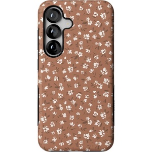 image:imageCasely Galaxy S25 Case  Pura Vida  Coastal Checkers  Bold Protective Design  Compatible with MagSafeMocha Meadow  Tiny Flowers