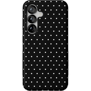 image:imageCasely Galaxy S25 Case  Pura Vida  Coastal Checkers  Bold Protective Design  Compatible with MagSafeOn the Dot  Black Polka Dot