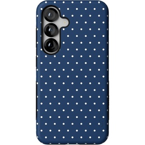 image:imageCasely Galaxy S25 Case  Pura Vida  Coastal Checkers  Bold Protective Design  Compatible with MagSafeOn the Dot  Navy Polka Dot