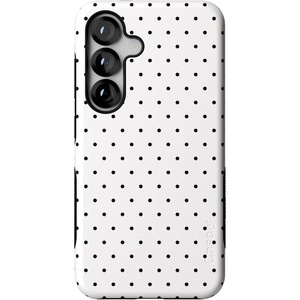 image:imageCasely Galaxy S25 Case  Pura Vida  Coastal Checkers  Bold Protective Design  Compatible with MagSafeOn the Dot  White Polka Dot