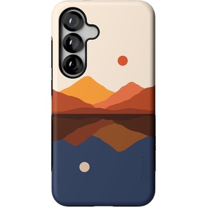 image:imageCasely Galaxy S25 Case  Pura Vida  Coastal Checkers  Bold Protective Design  Compatible with MagSafeOpposites Attract  Day  Night Mountains