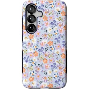 image:imageCasely Galaxy S25 Case  Pura Vida  Coastal Checkers  Bold Protective Design  Compatible with MagSafePoppy Meadows  Pastel Floral
