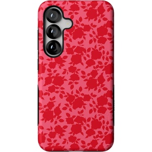 image:imageCasely Galaxy S25 Case  Pura Vida  Coastal Checkers  Bold Protective Design  Compatible with MagSafeRose Garden  Red Aesthetic