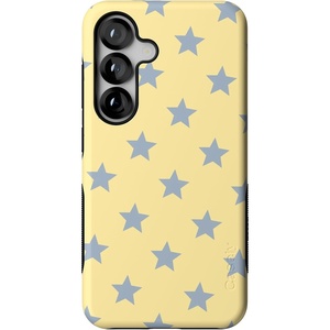 image:imageCasely Galaxy S25 Case  Pura Vida  Coastal Checkers  Bold Protective Design  Compatible with MagSafeShine Bright  Butter Yellow Stars