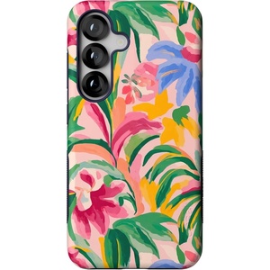 image:imageCasely Galaxy S25 Case  Pura Vida  Coastal Checkers  Bold Protective Design  Compatible with MagSafeSunshine Jungle  Poolside Print