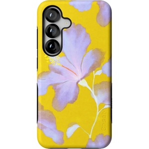 image:imageCasely Galaxy S25 Case  Pura Vida  Coastal Checkers  Bold Protective Design  Compatible with MagSafeSunwashed Painted Floral  Hibiscus Haze