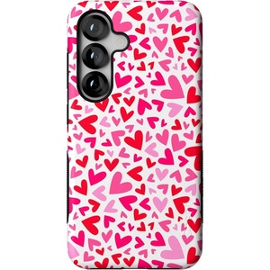 image:imageCasely Galaxy S25 Case  Pura Vida  Coastal Checkers  Bold Protective Design  Compatible with MagSafeXOXO  Candy Hearts