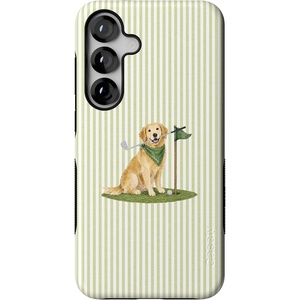 image:imageCasely Galaxy S25 Plus Case  Chateau Pups  French Dog  Bold Protective Design  Compatible with MagSafeClubhouse  Golden on the Green