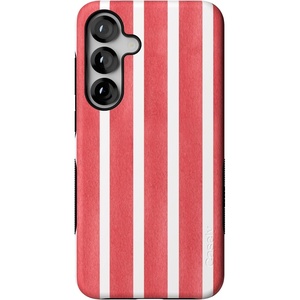 image:imageCasely Galaxy S25 Plus Case  Chateau Pups  French Dog  Bold Protective Design  Compatible with MagSafeEast Coast Summer  Red Stripes