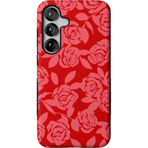 image:imageCasely Galaxy S25 Plus Case  Chateau Pups  French Dog  Bold Protective Design  Compatible with MagSafeFinal Rose  Red  Pink Floral