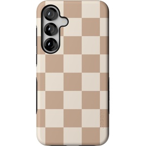 image:imageCasely Galaxy S25 Plus Case  Chateau Pups  French Dog  Bold Protective Design  Compatible with MagSafeFit Check  Neutral Checkerboard