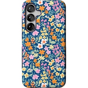 image:imageCasely Galaxy S25 Plus Case  Chateau Pups  French Dog  Bold Protective Design  Compatible with MagSafeFull Bloom  Navy Floral
