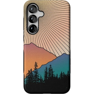 image:imageCasely Galaxy S25 Plus Case  Chateau Pups  French Dog  Bold Protective Design  Compatible with MagSafeGolden Hour  Mountain Sunset