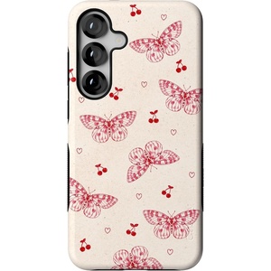 image:imageCasely Galaxy S25 Plus Case  Chateau Pups  French Dog  Bold Protective Design  Compatible with MagSafeHeart Flutters  Butterfly