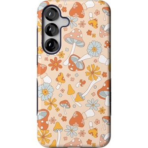 image:imageCasely Galaxy S25 Plus Case  Chateau Pups  French Dog  Bold Protective Design  Compatible with MagSafeMushroom Magic  Retro Floral