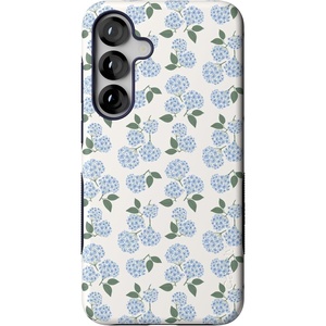 image:imageCasely Galaxy S25 Plus Case  Chateau Pups  French Dog  Bold Protective Design  Compatible with MagSafeNantucket Cottage  Blue Hydrangea