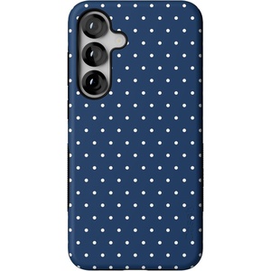 image:imageCasely Galaxy S25 Plus Case  Chateau Pups  French Dog  Bold Protective Design  Compatible with MagSafeOn the Dot  Navy Polka Dot