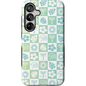 image:imageCasely Galaxy S25 Plus Case  Chateau Pups  French Dog  Bold Protective Design  Compatible with MagSafePura Vida  Coastal Checkers