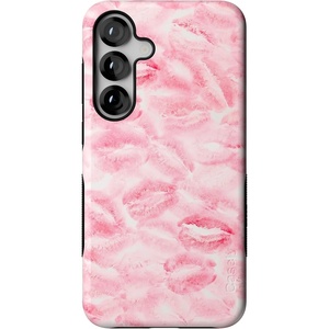image:imageCasely Galaxy S25 Plus Case  Chateau Pups  French Dog  Bold Protective Design  Compatible with MagSafeSealed with a Kiss  Pink Lipstick
