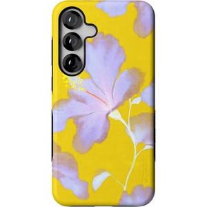 image:imageCasely Galaxy S25 Plus Case  Chateau Pups  French Dog  Bold Protective Design  Compatible with MagSafeSunwashed Painted Floral  Hibiscus Haze