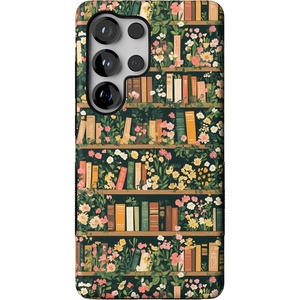 image:imageCasely Galaxy S25 Ultra Case  Mystic Meadow  Green Gardens  Bold Protective Design  Compatible with MagSafeBook Nook  Floral Library