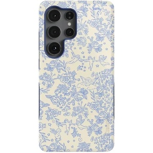 image:imageCasely Galaxy S25 Ultra Case  Mystic Meadow  Green Gardens  Bold Protective Design  Compatible with MagSafeCupids Canvas  Periwinkle Floral