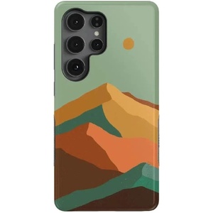 image:imageCasely Galaxy S25 Ultra Case  Mystic Meadow  Green Gardens  Bold Protective Design  Compatible with MagSafeEndless Peaks  Colorblock Mountain