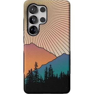 image:imageCasely Galaxy S25 Ultra Case  Mystic Meadow  Green Gardens  Bold Protective Design  Compatible with MagSafeGolden Hour  Mountain Sunset