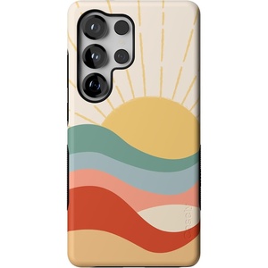 image:imageCasely Galaxy S25 Ultra Case  Mystic Meadow  Green Gardens  Bold Protective Design  Compatible with MagSafeHere Comes the Sun  Colorblock Sunset
