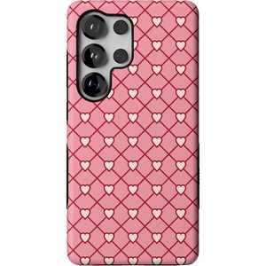 image:imageCasely Galaxy S25 Ultra Case  Mystic Meadow  Green Gardens  Bold Protective Design  Compatible with MagSafeLove Locks  Pink Hearts