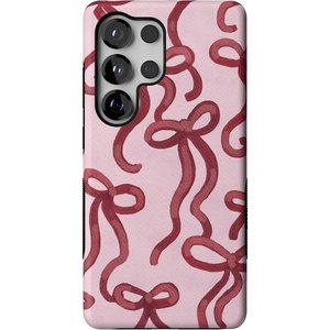 image:imageCasely Galaxy S25 Ultra Case  Mystic Meadow  Green Gardens  Bold Protective Design  Compatible with MagSafeLove Me Knot  Mauve Bow