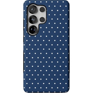 image:imageCasely Galaxy S25 Ultra Case  Mystic Meadow  Green Gardens  Bold Protective Design  Compatible with MagSafeOn the Dot  Navy Polka Dot