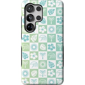 image:imageCasely Galaxy S25 Ultra Case  Mystic Meadow  Green Gardens  Bold Protective Design  Compatible with MagSafePura Vida  Coastal Checkers