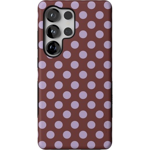 image:imageCasely Galaxy S25 Ultra Case  Mystic Meadow  Green Gardens  Bold Protective Design  Compatible with MagSafeSpotted in SoHo  Burgundy Polka Dot