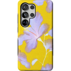 image:imageCasely Galaxy S25 Ultra Case  Mystic Meadow  Green Gardens  Bold Protective Design  Compatible with MagSafeSunwashed Painted Floral  Hibiscus Haze