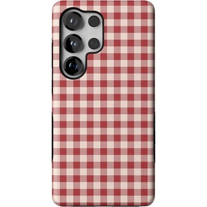 image:imageCasely Galaxy S25 Ultra Case  Mystic Meadow  Green Gardens  Bold Protective Design  Compatible with MagSafeSweet Jam  Red Gingham