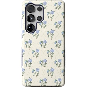 image:imageCasely Galaxy S25 Ultra Case  Mystic Meadow  Green Gardens  Bold Protective Design  Compatible with MagSafeVintage Garden  Blue Hydrangea