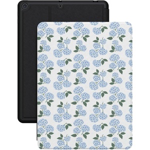 image:imageCasely iPad 102 7th8th9th Gen Case  Sage Garden  Green FloralNantucket Cottage  Blue Hydrangea