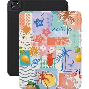 image:imageCasely iPad Pro 129 5th6th Gen Case  Sage Garden  Green FloralTropical Heat  Beachy Collage