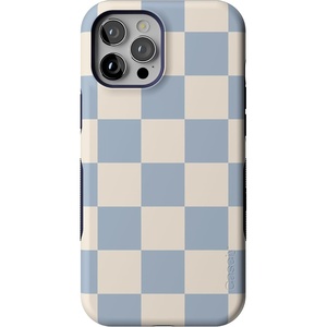 image:imageCasely iPhone 12 Pro Max Case  Monets Bridge  The Met Museum  Bold Protective Design  MagSafe Compatible DesignFit Check  Light Blue Checkerboard