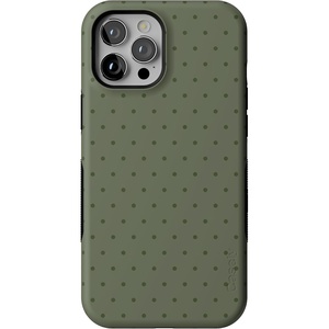 image:imageCasely iPhone 12 Pro Max Case  Monets Bridge  The Met Museum  Bold Protective Design  MagSafe Compatible DesignOn the Dot  Olive Green Polka Dot
