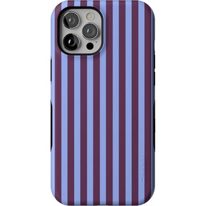 image:imageCasely iPhone 12 Pro Max Case  Monets Bridge  The Met Museum  Bold Protective Design  MagSafe Compatible DesignPerfect Stripes  Purple  Blue Stripes