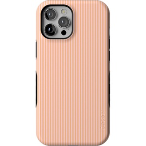 image:imageCasely iPhone 12 Pro Max Case  Monets Bridge  The Met Museum  Bold Protective Design  MagSafe Compatible DesignStripes and the City  Orange  Pink Pinstripe